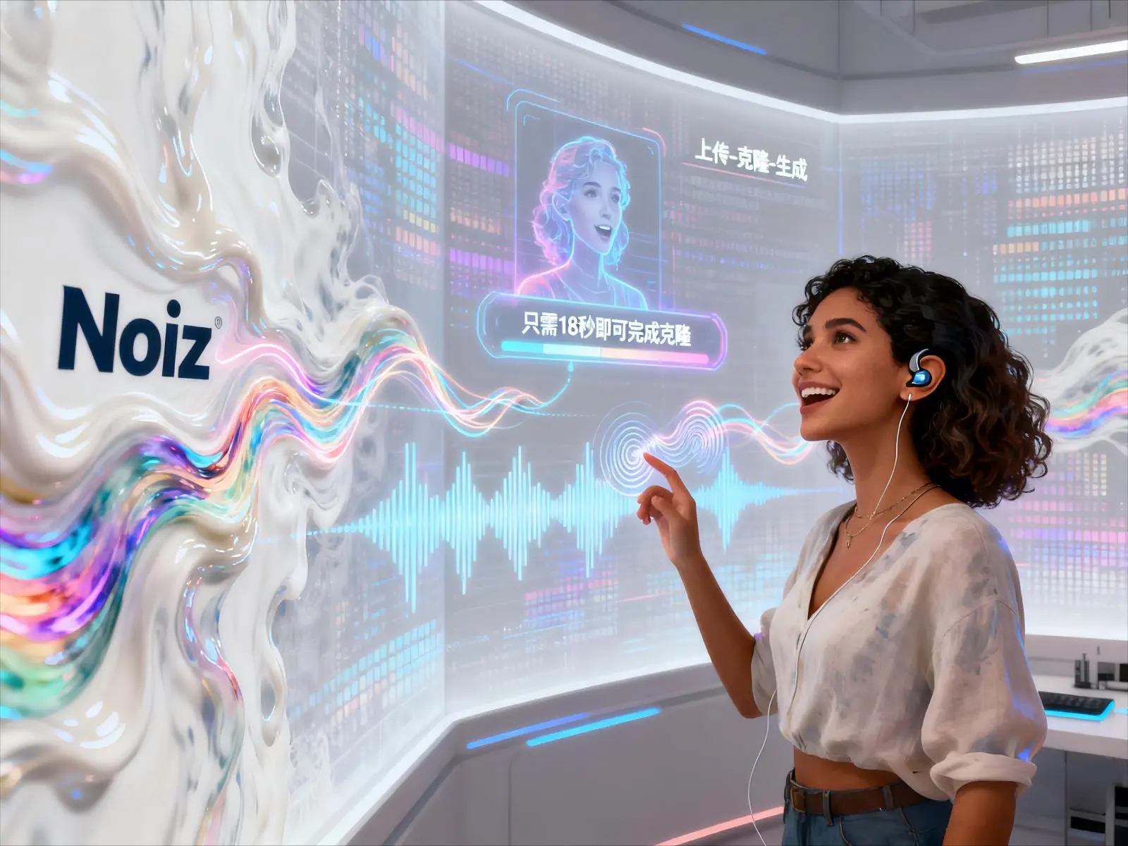 Noiz AI配音平台操作流程 - 文字转语音在线生成工具